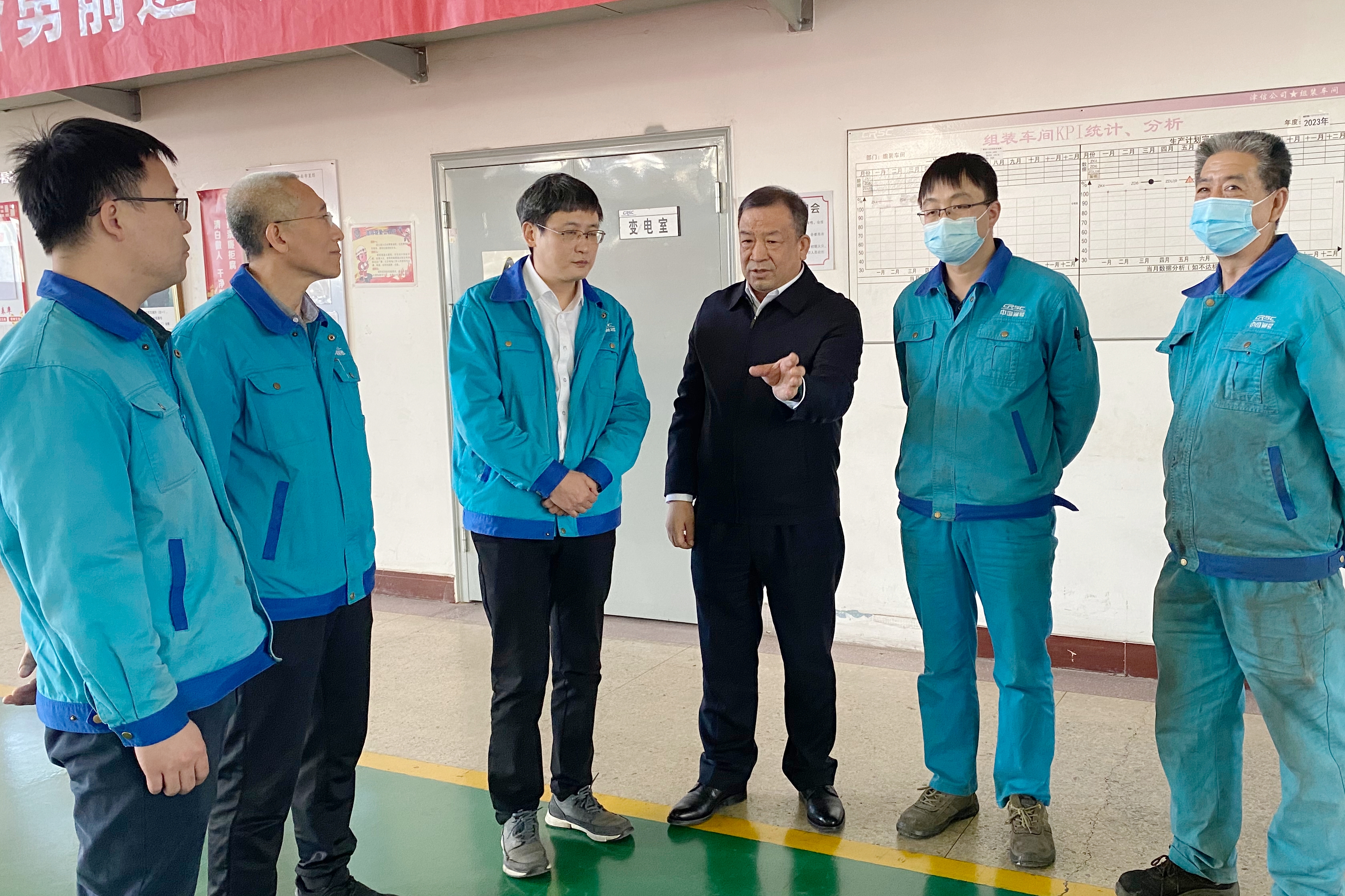 袁福祥赴津信公司开展工作调研